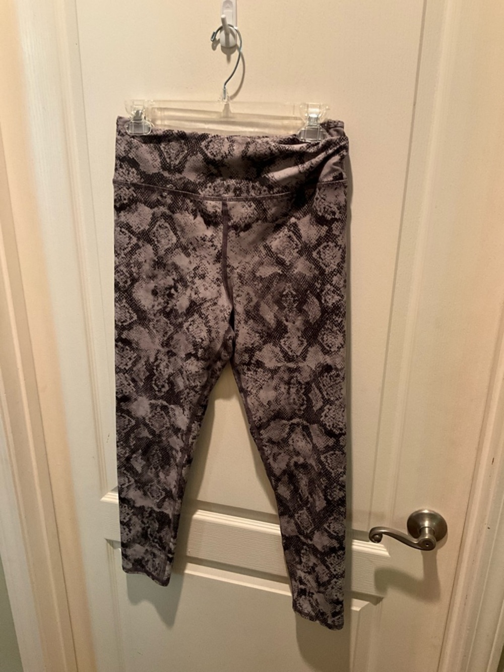Evolution and Creation Gray Snake Print Leggings